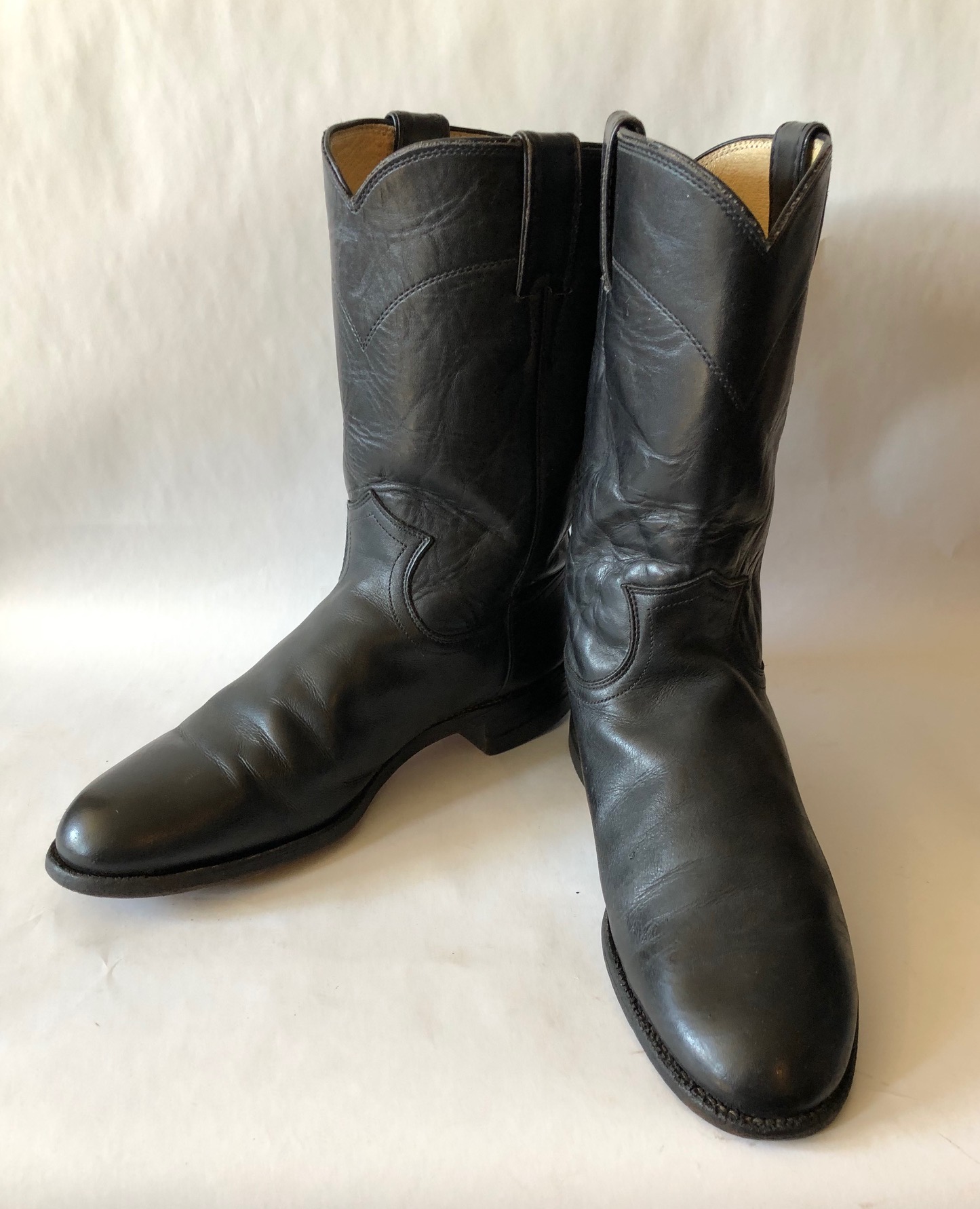 Justin Women’s Black Leather Boots – Kowboyz